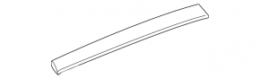 Infiniti QX50 20-22 right front panel trim, silver (aluminum)