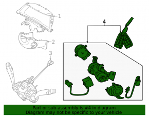 Ignition switch Hyundai Sonata 20-23