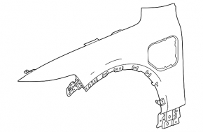 Front left wing Acura ZDX 24-26