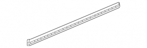 Inner glass seal for the front right door of Chevrolet Equinox EV 24-26