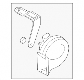 High signal Audi Q3 8U 15-18 with bracket