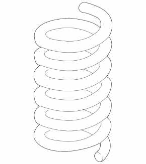 Front left spring Porsche Macan 15-18 yellow, green