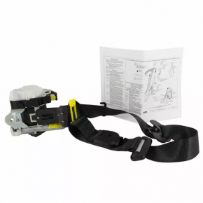 Passenger seat belt Ford Explorer 16-19 black