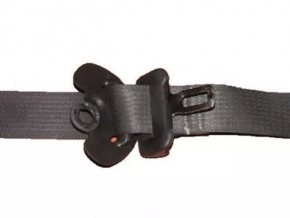 Passenger seat belt Ford Explorer 16-19 black
