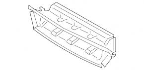 Upper radiator deflector for Ford C-max MK2 13-18