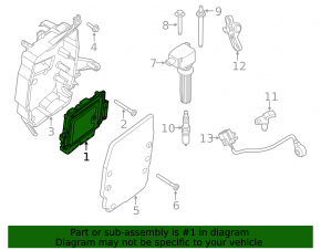 ECU block engine computer Ford Mustang mk6 18- 2.3T automatic transmission