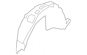 Lincoln Corsair 20-26 rear right fender liner