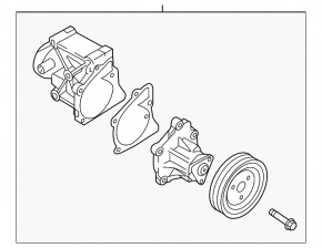 Water pump Hyundai Santa FE 19-20 2.0, 2.4