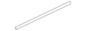Glass seal inner front left Volvo XC90 16-22