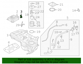 Fuel Evaporative Canister Valve Hyundai Tucson 22-25 2.5
