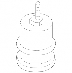Left engine mount for Subaru Legacy 15-19