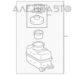Lexus RX350 10-15 GTZ tank