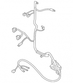 Starter-generator wiring for the Audi A6 C7 12-18 2.0T