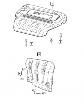 Intake manifold protection Jeep Cherokee KL 19-23 2.4