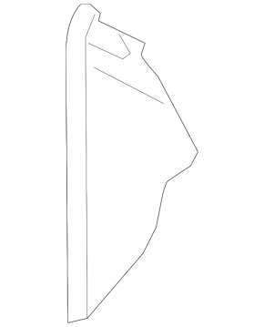 Front panel trim side left Toyota Rav4 19- black