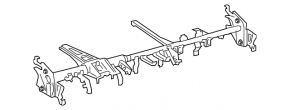 Under-torpedo pipe reinforcement Toyota Sienna 15-20