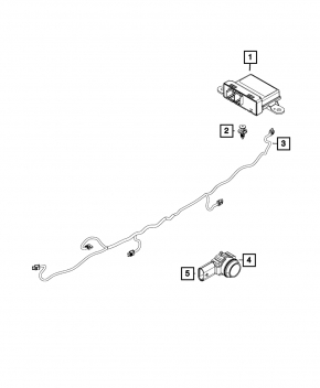 Module-Parking Assist Jeep Compass 17-18