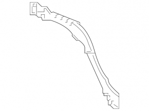 TV bracket left Honda CRV 20-22 hybrid