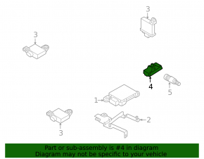 Wheel pressure sensor Audi Q7 4L 10-15