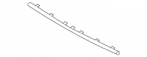 Front bumper lower grille trim Audi Q3 19-23 S-line