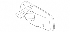 Auto-dimming interior mirror for Toyota Highlander 14-16