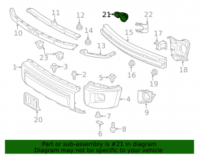 Rear parking sensors Toyota Rav4 16-18 rest, with ring