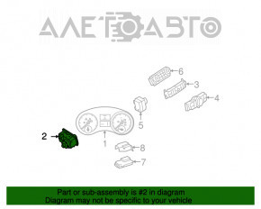 Headlight control Mercedes W164 ML black, sticky plastic