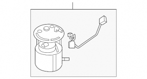 Fuel pump petrol pump Ford Explorer 16-19 3.7