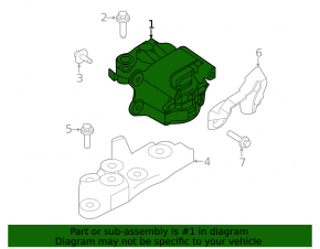 Land Rover Discovery Sport 21-23 2.0 gearbox mount