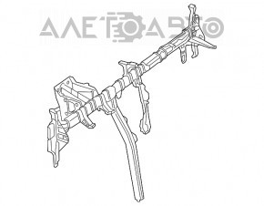 Under-torpedo pipe reinforcement Mercedes GLA 15-20