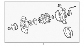 Lexus LS460 Generator 07-08
