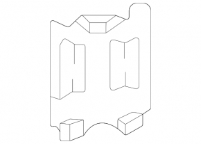 Blind Spot Sensor Bracket (BSM), Left, Nissan Ariya 23-25