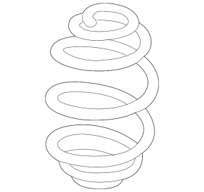 Front left spring BMW X3 F25 11-17 2.0T, 3.0