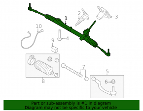 Volvo S60 11-18 Power Steering Rack