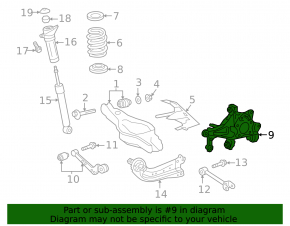 Rear right axle shaft Toyota C-HR 20-23 Japan built
