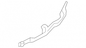 Front left wing bracket Audi A6 C8 19- upper