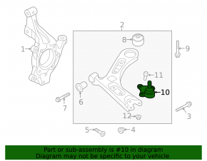 Ball joint right Kia Optima 16-