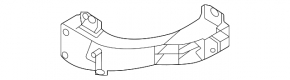 Headlight bracket left Hyundai Elantra 21-23