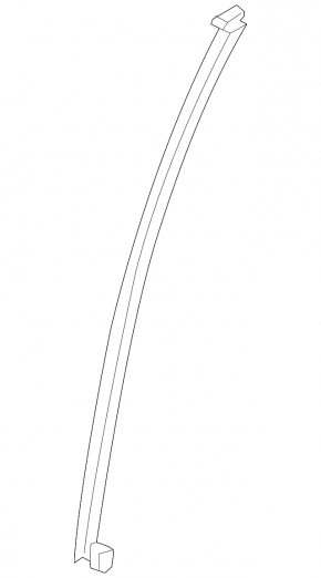 Front right door glass guide Toyota Prius 50 Prime 17-22 front
