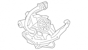 Trunk Door Lock Lexus RX350L RX450hL 18-22 long