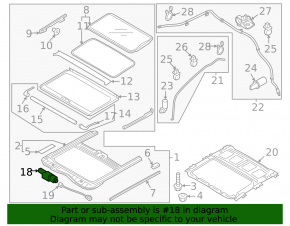 Kia Niro 23- Sunroof Motor