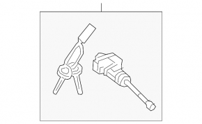 Front left lock cylinder Hyundai Elantra AD 17-20