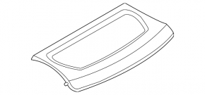 Black luggage rack for Audi Q3 83A 19-25