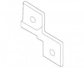 Lower left rear bumper bracket for Kia Seltos 2021-23