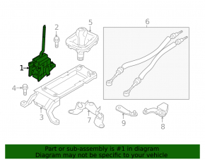Gearshifter Porsche Cayenne 958 11-14