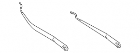Left wiper arm Hyundai Kona 18-23