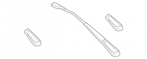 Left windshield wiper arm for Mercedes A-class V177 19-22