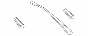 Left windshield wiper arm for Mercedes A-class V177 19-22
