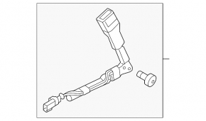 Driver's seat belt tensioner Ford Explorer 11-12 prerest