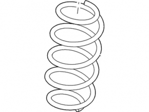 Rear left spring Ford Explorer 11-15 awd